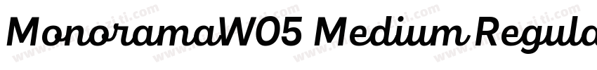 MonoramaW05 Medium Regular字体转换